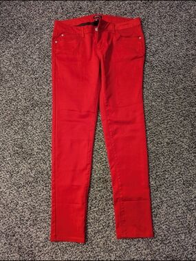 Celebrity Pink Bright Red Skinny Jeans